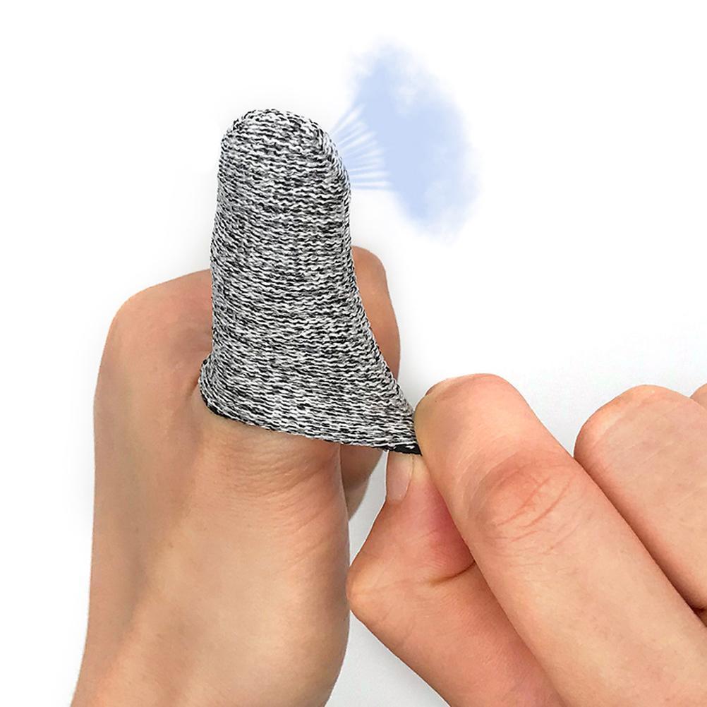 20 Pcs Finger Cots 5 Levels Of Cut Resistant Protective Sleeve Reusable Anti Slip Finger Sleeve for