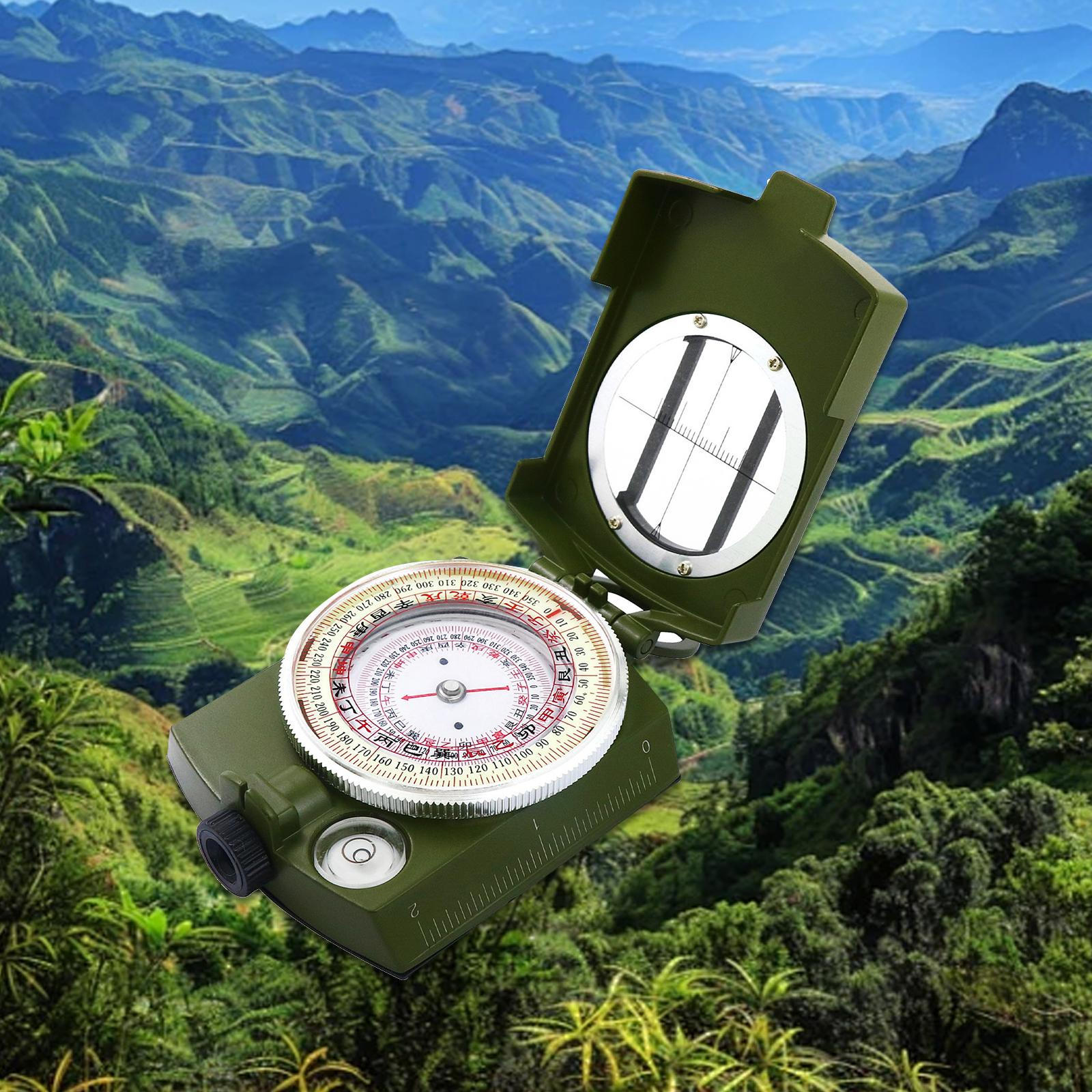 

Компас Фэн-шуй Портативный кемпинговый компас для выживания Пеший туризм Ориентирование