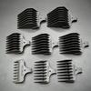 8 PZ Pettini Guida per Tagliacapelli #1-#8 Sostituzione Prewave Per Wahl Lame T-Blade Impugnatura Estrema Trimmer Barba Ioni di Litio 09893-1901-417 -1917