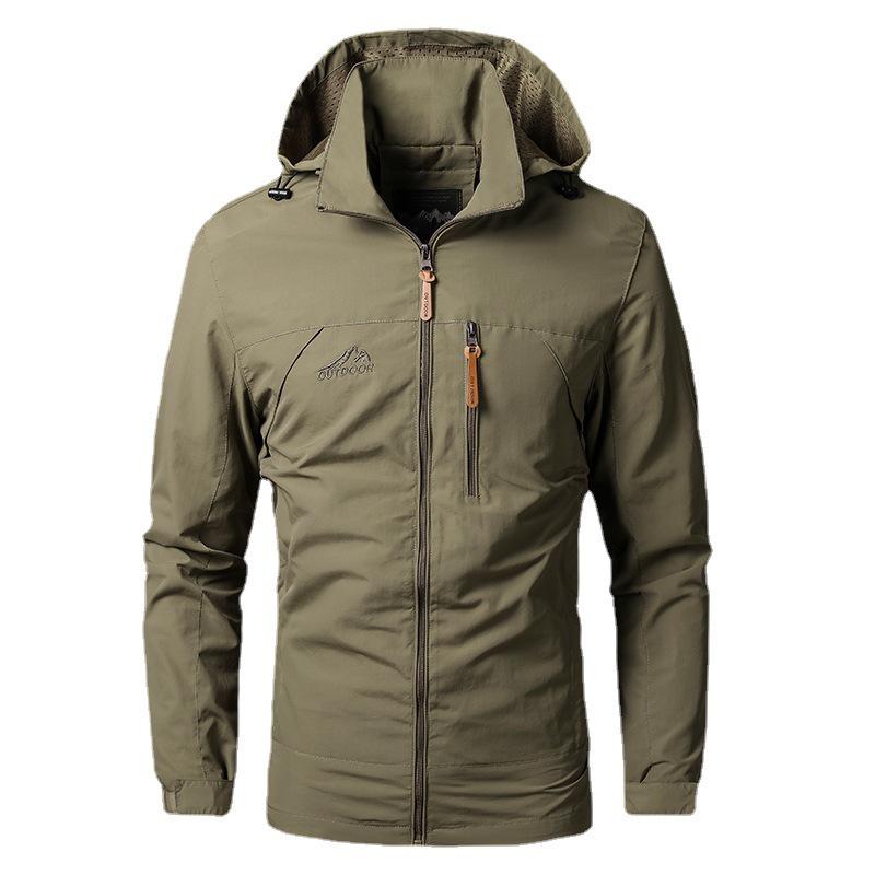 Men's Trendy Outdoor Windbreaker Jacket: Spring/Autumn Mountaineering & Sports