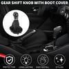 TUCKBOLD Manual Gear Shift Knob with Compatible with Volkswagen Touran I 1T1 5-Speed Cover, 2003-2010 (1pc)