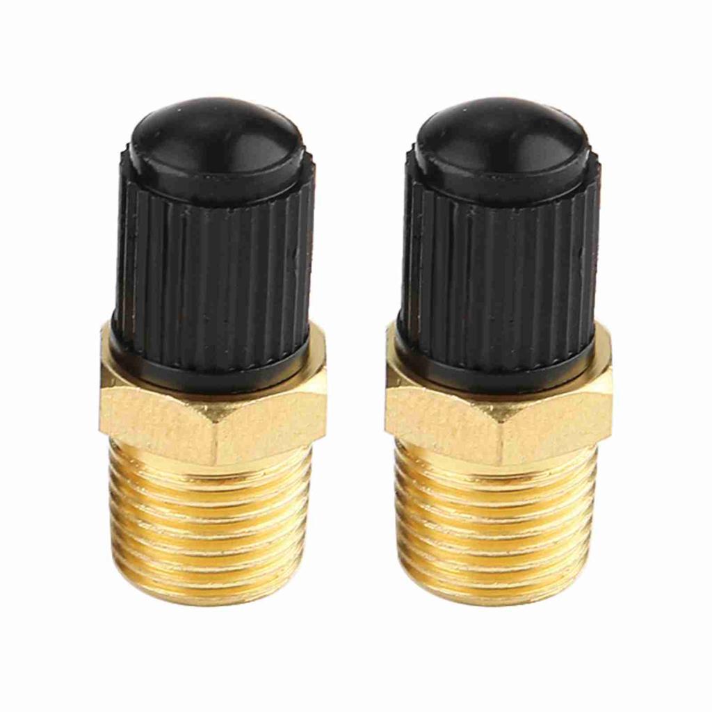 2Pcs 1 8 NPT MPT Brass Air Compressor Tank Fill Valve