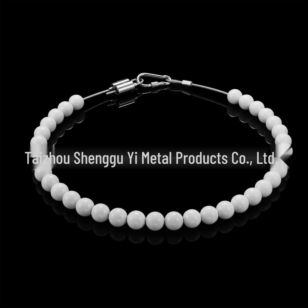 Cross-border 304 Stainless Steel Flagpole Bead Chain Ring