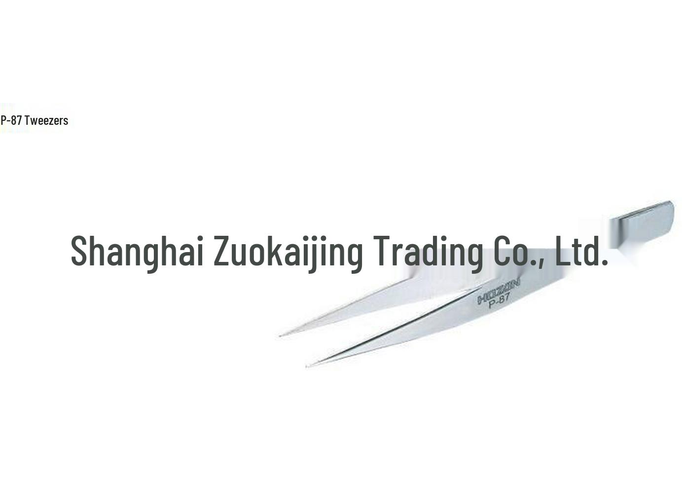 HOZAN P-87 Stainless Steel Tweezers Type 1
