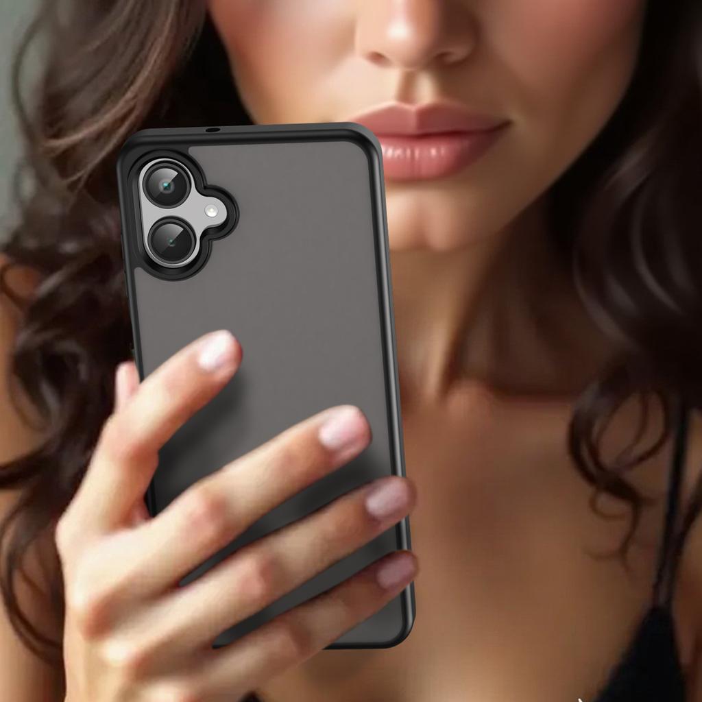 For Samsung Galaxy A06 4G/5G Case Skin Touch Matte Anti Drop TPU PC Phone Back Cover