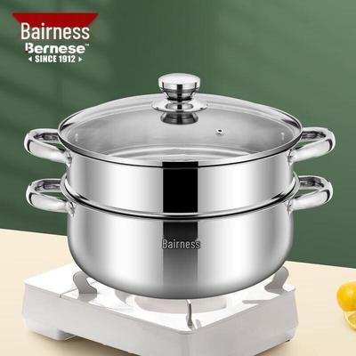 Boernice Earl 30cm Stainless Steel Steamer Pot