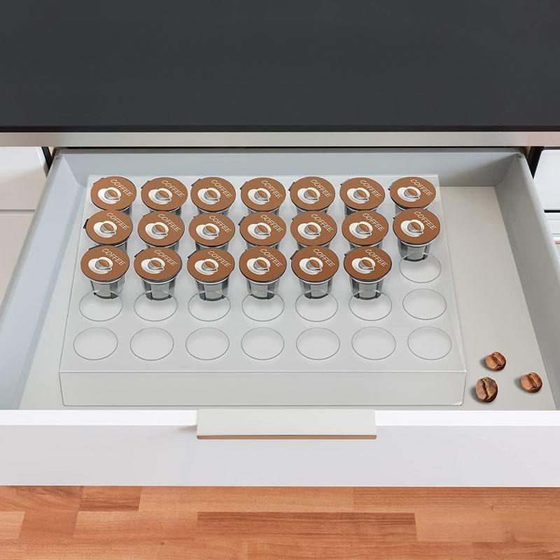 Coffee Accessories Container for Coffee Capsules Organizer Capsule Storage tray Coffe Coffeeware Kitchen Dining Bar Home Garden