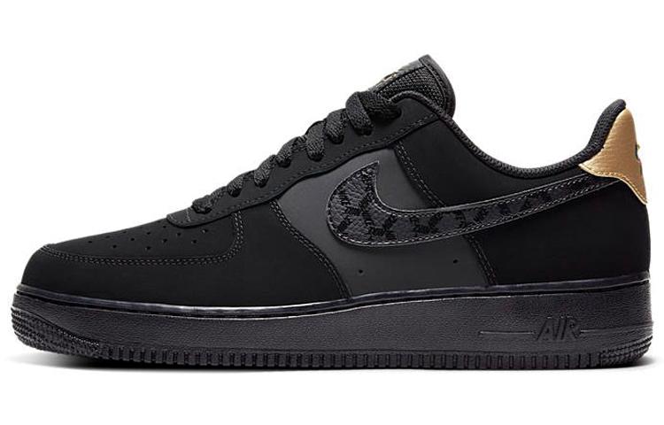 

Nike Air Force 1 Low Nubuck Black Metallic Gold 2021 DH2473-001 45