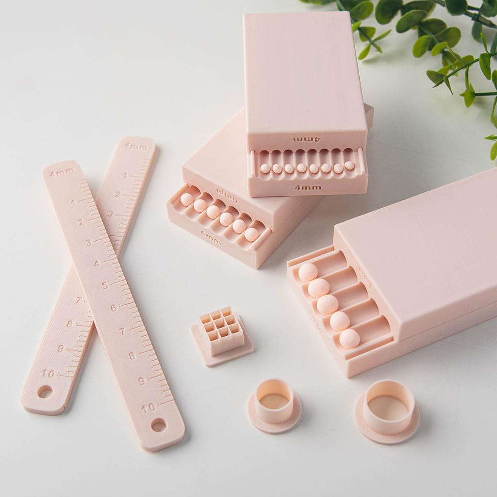 Multi Size Clay Sphere Forming Tool Kit High Quality Design Mold for Jewelry Making and Polymer Clay Creations