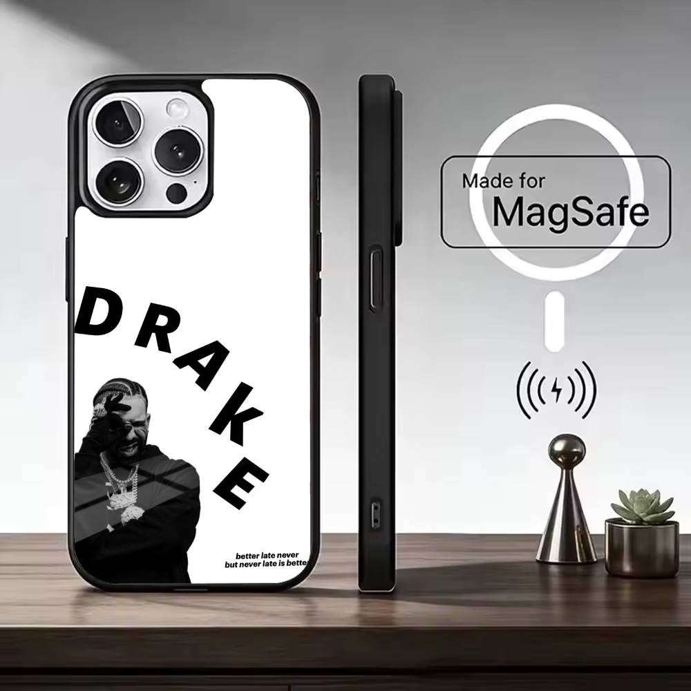 R-Rapper D-Drake Phone Case For iPhone17,16,15,14,13,12,11 Plus,Pro Magnetic with Magsafe Wireless Charging