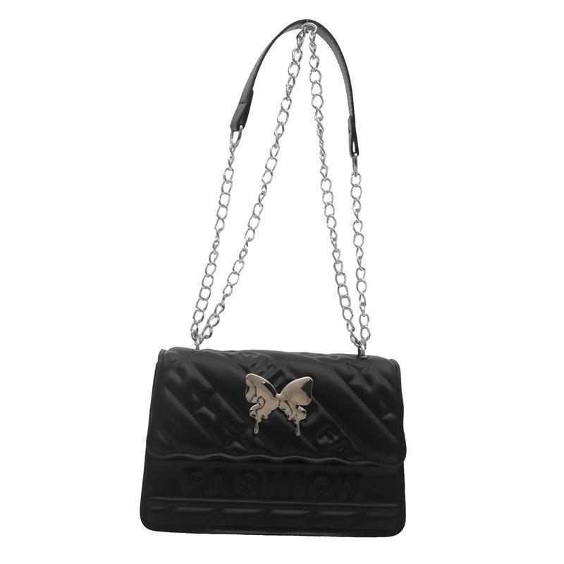 Schmetterling Kleine Tasche Damen Herbst Ausländischer Stil Vielseitige Kette Umhängetasche Schulter Kleine Quadratische Tasche
