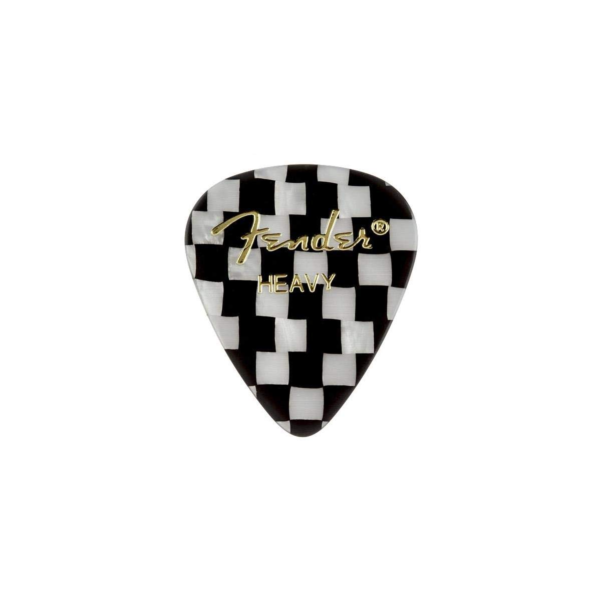 

Fender pick 351 SHAPE GRAPHIC PICKS 1980351303 HEAVY, CHECKER(12PACK)