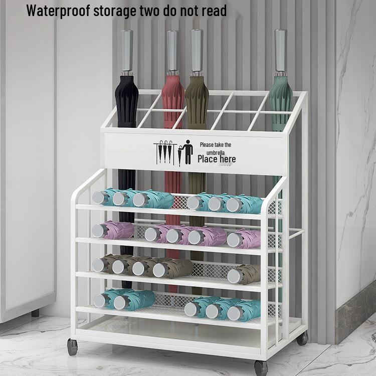 Commercial Large-Capacity Umbrella Rack for Hotel Lobbies and Doorways