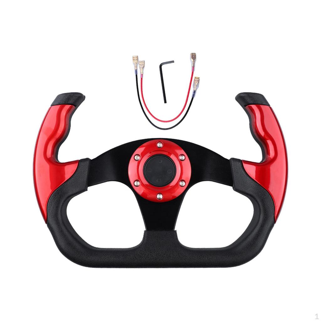 Car Steering Wheel 13inch High Performance Aluminum Alloy Comfortable Grip Auto Interior Accessories