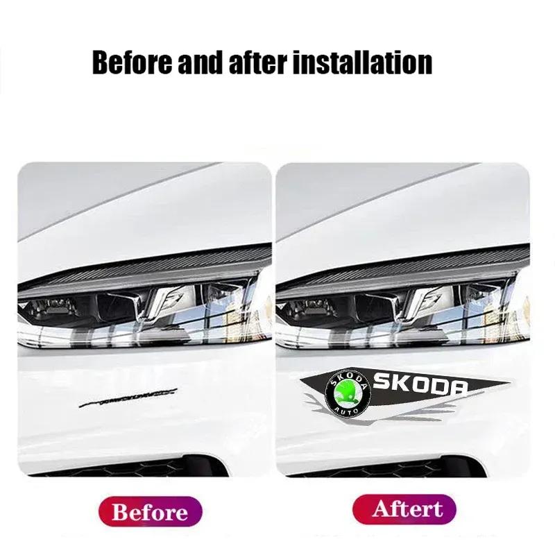 Wodoodporne Naklejki Przeciwzarysowaniom na Samochód dla Skoda Fabia Superb Octavia Kodiaq Yeti Citigo Felicia Kamiq Rapid Scala Akcesoria