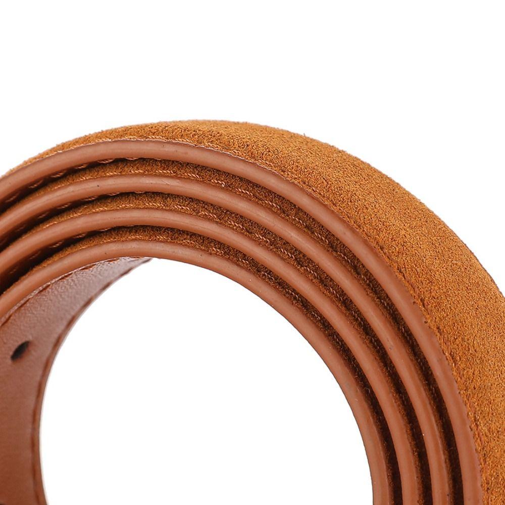 Casual Suede Leather Belt Trendy Trouser Dress Belts Fashion Pin Buckle Waistband  Gifts