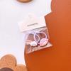 1 Pair Kid Hair Band  Cute Sweet Floral Heart Bear Crystal Hair Rope for Baby Girl Little Girl Hair Accessories