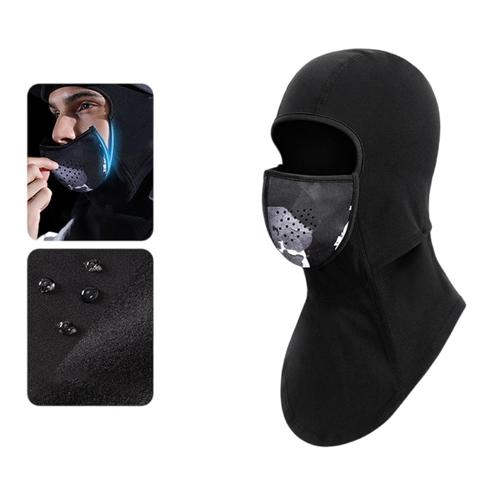 Unisex Winter Head Cover Motorcycle Cycling Face Guard Magnetic Face Mask for Skiing Cycling