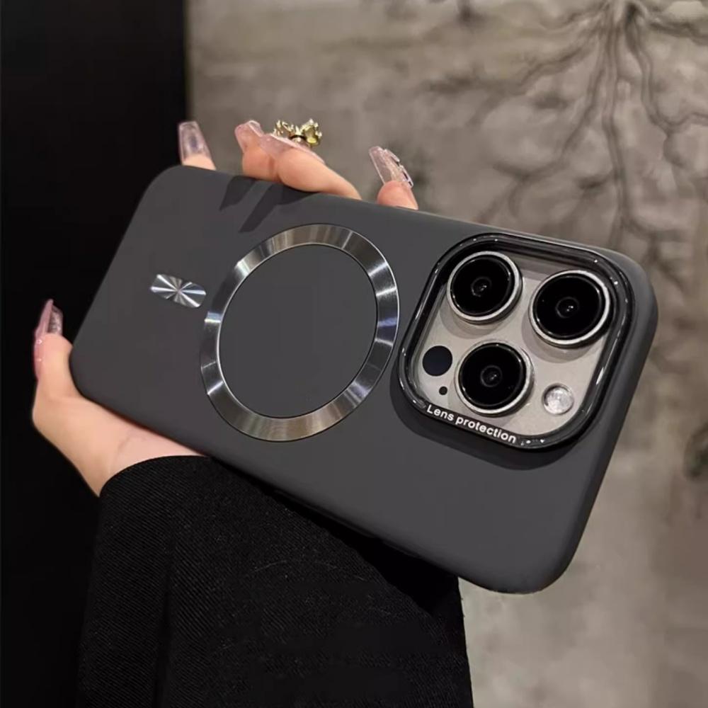 Luxury Hard Laser Magnetic For Magsafe Case For iPhone 16 15 14 Plus 13 12 Pro Max 11 Wireless Charger Matte Ultra-Thin PC Cover