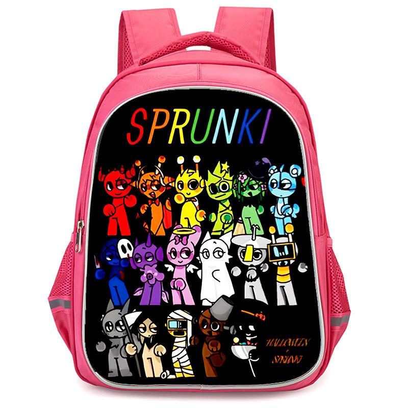Rhythm Box Sprunki Hra Anime Batoh Studentský Školní Taška Počítačová Taška
