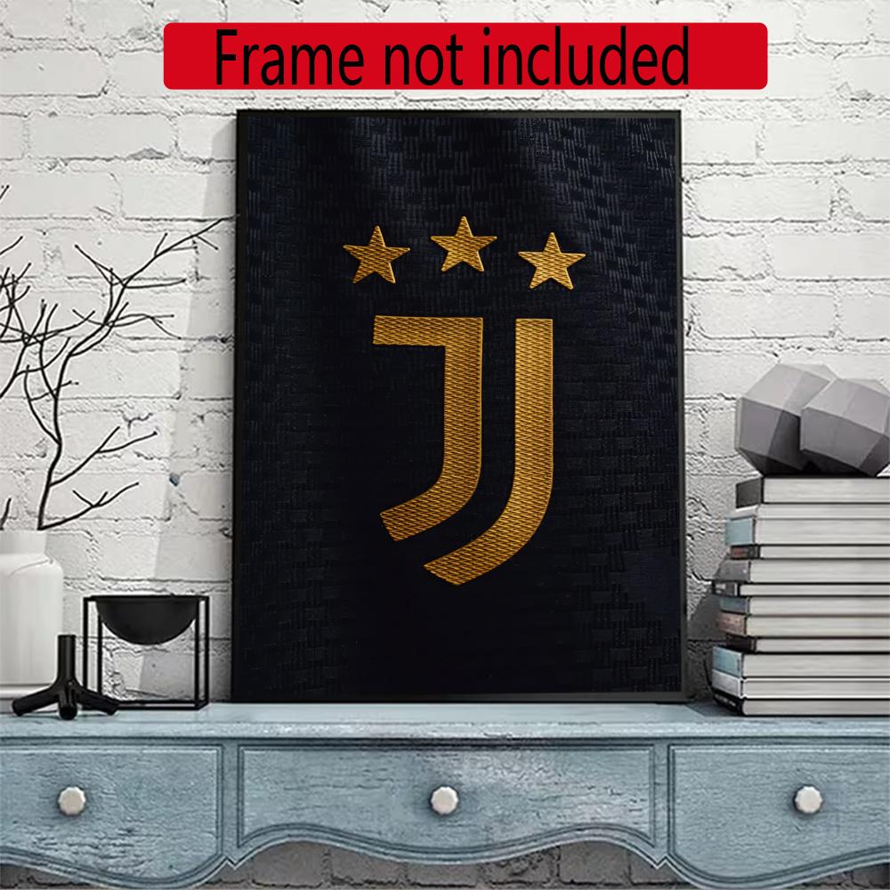 Juventus 5D Diamond Painting Round Diamond Rhinestones Mosaic Diamond Embroidery Wall Paintings Rhinestones Gift Frameless