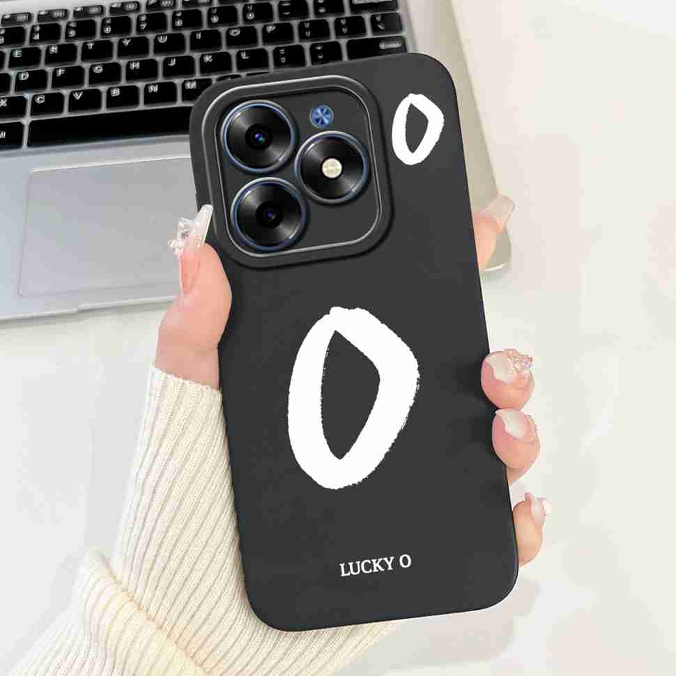 Luckly Letters For Infinix Smart 8 Cases Silicone Soft TPU Shockproof Cover For Infinix Smart 8 7 6 Smart8 Smart7 Smart6 Case