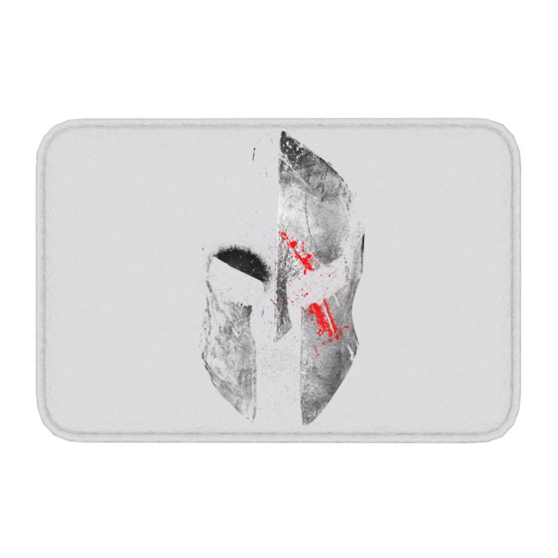 Op maat Gemaakte Spartan Race Sparta Spirit Deurmat Antislip Entree Badkamer Keuken Vloer Deurmat Tuinmat Tapijt Voetmat 40cmx60cm