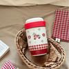 Year Of The Horse Portable Thermos Mug With Ceramic Inner And Travel Cap For Outdoor Use