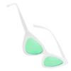 Women Narrow Fashion UV400 Multi Color Goggles Plastic Frame Eye Protection Glasses