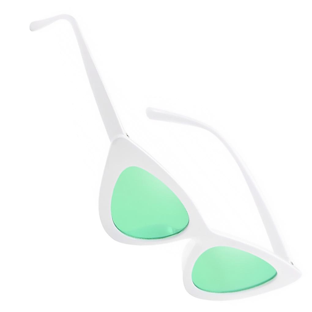 Women Narrow Fashion UV400 Multi Color Goggles Plastic Frame Eye Protection Glasses