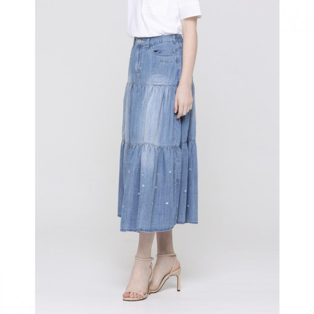 Son Jung Wan Denim Long Skirt Zjs6262010