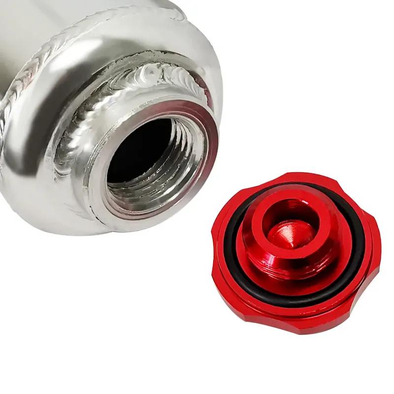 Car Fuel Cell Surge Tank Power Steering Oil Catch Can Tank Universal Racing Power Steering Fluid Reservior Tank High Quality