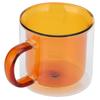 250ml DoubleLayer Mug HeatResistant Cylindrical Transparent Cup for Milk Coffee Home