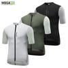 Wosawe Men's Road Bike Stretch Quick Dry Breathable Tight Athletic MTB  Short-Sleeve Cycling Jersey