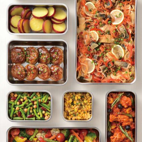 Wahei Freiz Food Storage Container, Medium, Stainless Steel, for Prepared Meals, Storage, GC-252, Made In Japan