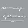 2pcs Car Side Window Decor Vinyl Pvc Decal Car Accessories For Hyundai Elantra Accent Tucson Sonata GDI Ix35 I30 I20 Azera Ix20 pp39