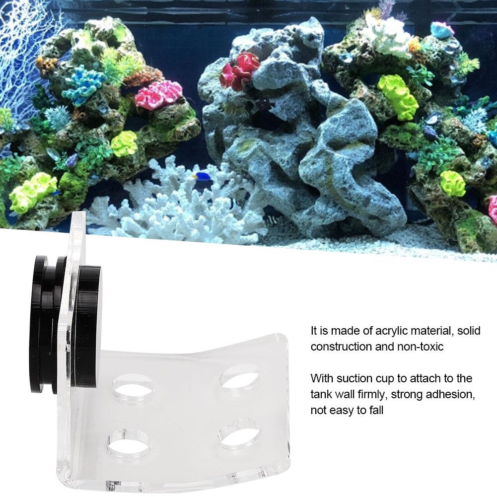 Aquarium Marine Coral Racks Bracket Holder Fish Button Frame Enhanced Suction Cup