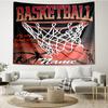 Custom Name basketball Print Tapestry, Backdrop, Easy Setup, Ideal for Bedroom, Office & Living Room, with Aesthetic Wall Hanging Decor.