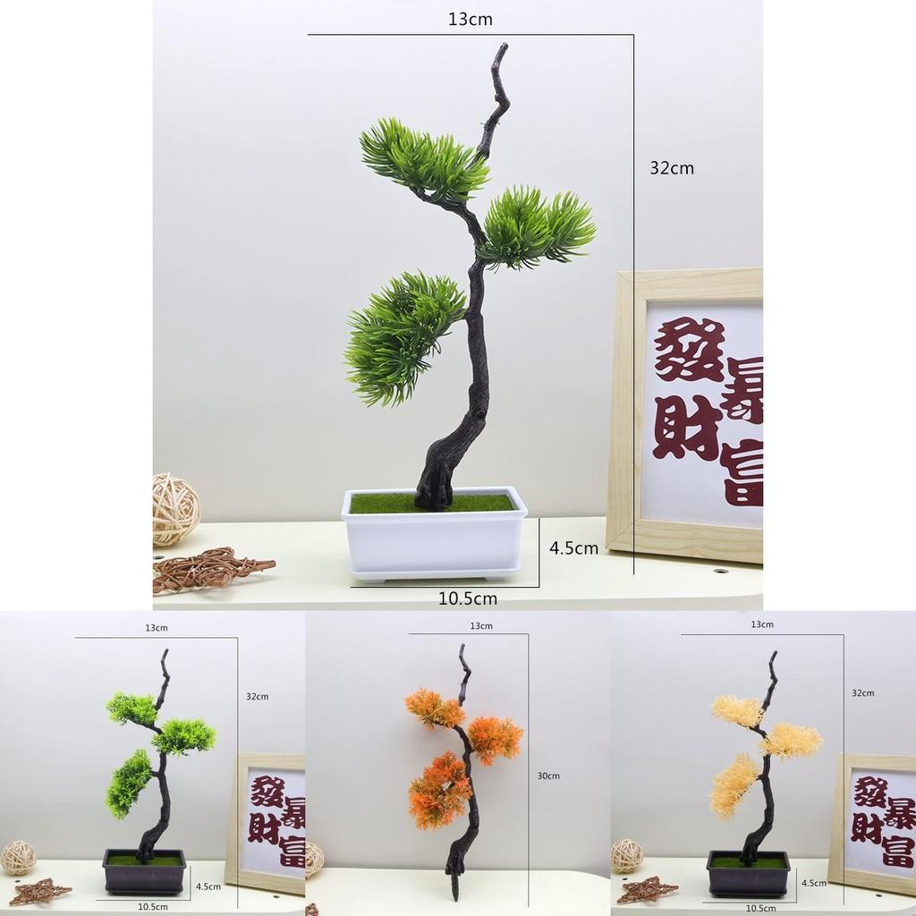 Plastik-Künstliche Kiefer Baum Landschaftszubehör Für Hausgarten- und Bürodekoration