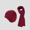 Thin Knitted Hat Scarf Kit Autumn Winter Outdoor Sports Ear Protection Warm Pullover Wool Hat for Men