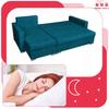 Varius Corner Sofa Bed with Sleeping Function Family Furniture Corner Sofa Turquoise