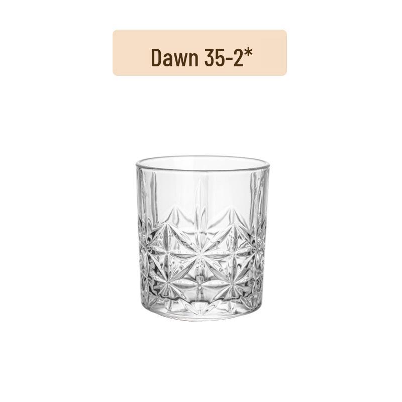 Green Apple Retro Crystal Glass Set – Wine, Whiskey, Beer, Liquor Glasses for Home Bar