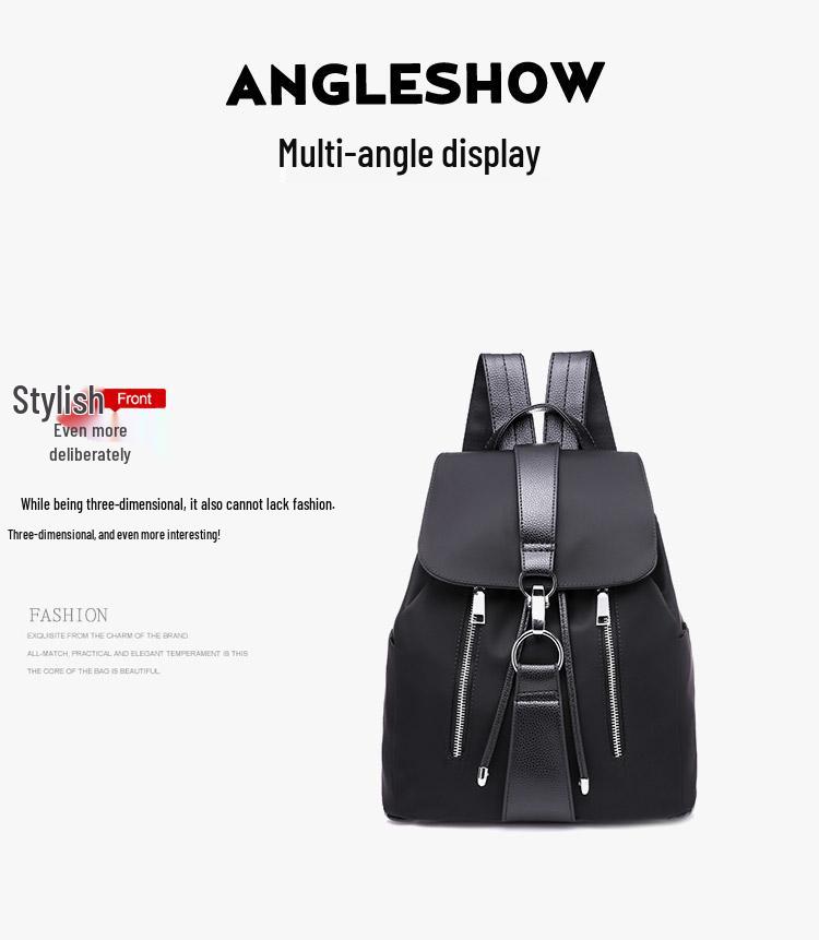 Women's Star Backpack 2020 - Oxford Cloth, Waterproof, Korean Style, Casual, Large Capacity