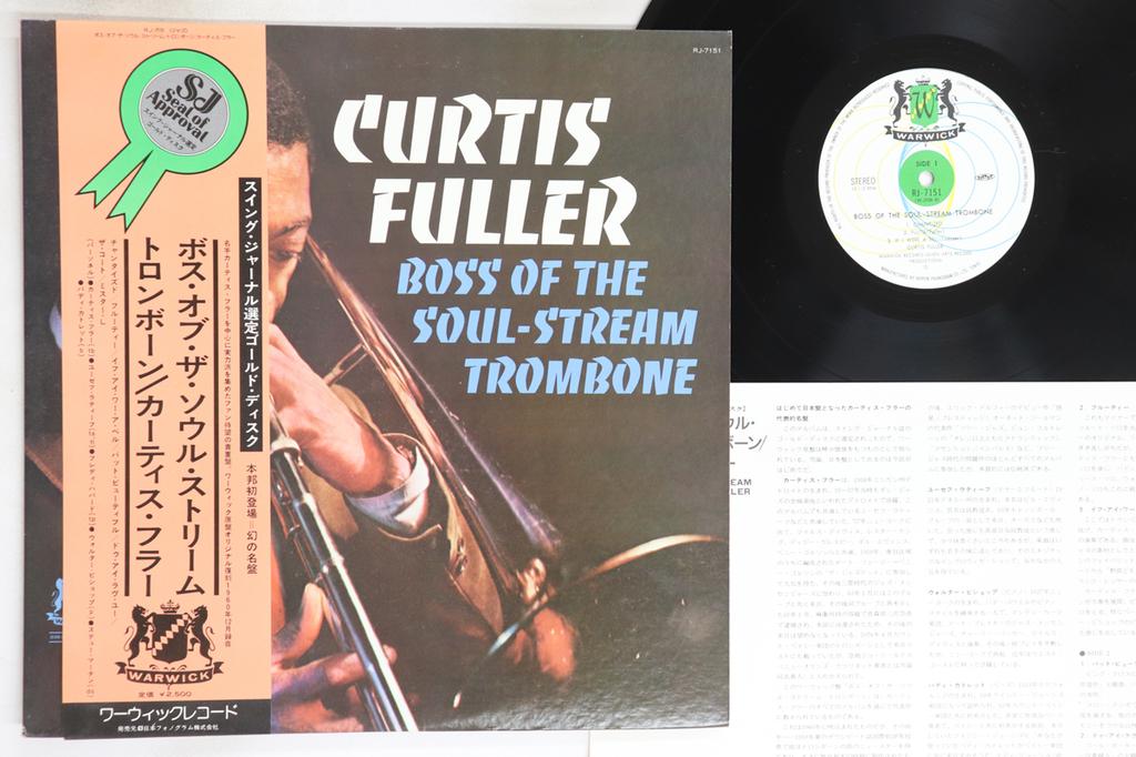 LP Record CURTIS FULLER - Boss Of The Soul Stream Trombone RJ7151 WARWICK 1976 Japan Obi Jazz Used