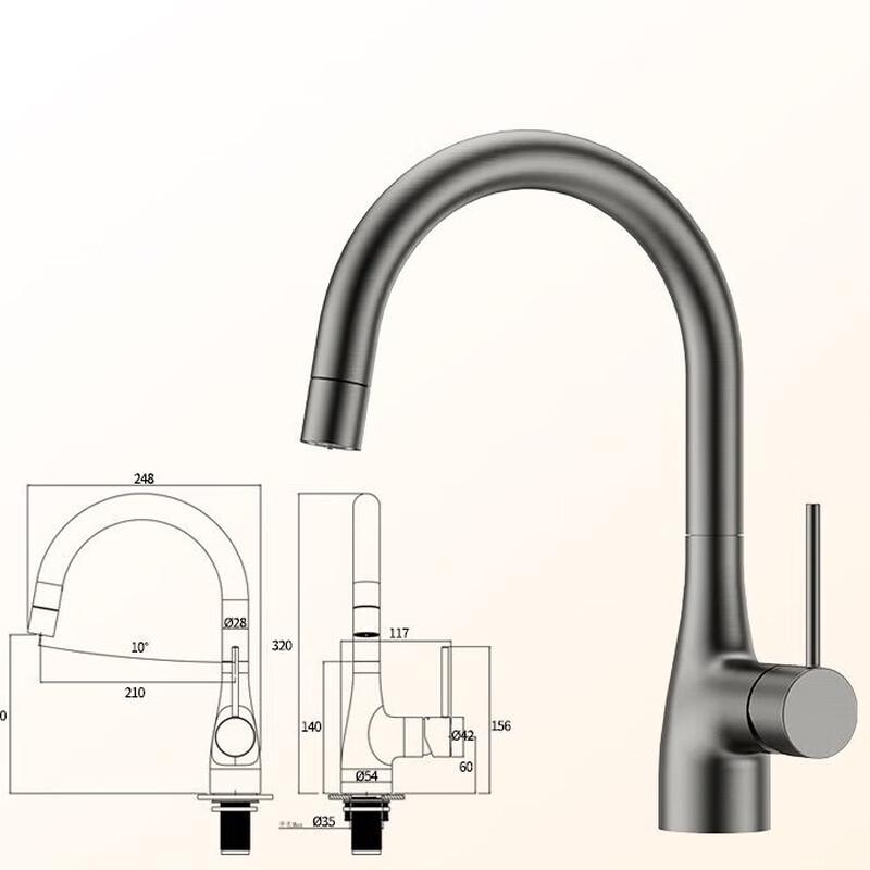 TLXT Pull-Out Kitchen Faucet