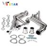 High Quality Exhaust Manifold FlowTech Headers Sliver For Chevy 283 302 305 307 327 350 400 Chevy Corvette 1963-1981