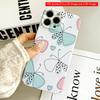 Butterfly & Heart Pattern Phone Case All Inclusive Film Hard Phone Case, Compatible with iPhone 18 Pro Max 17 16 15 14 13 12 11