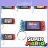 Super Mario Modelo de Console de Jogo Switch Chaveiro Pingente Argola de Chave Para Crianças Presentes Natal