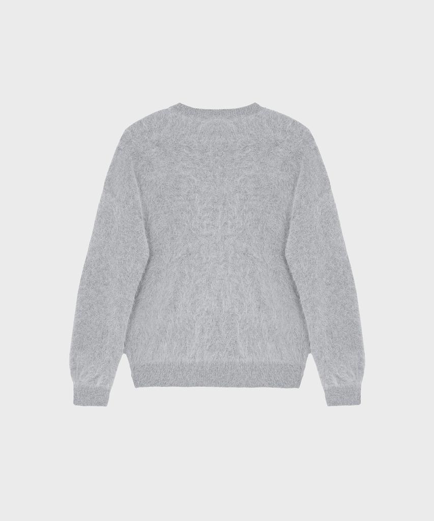 Seopiseuedisyeon Angora Pullover Knit Light Gray