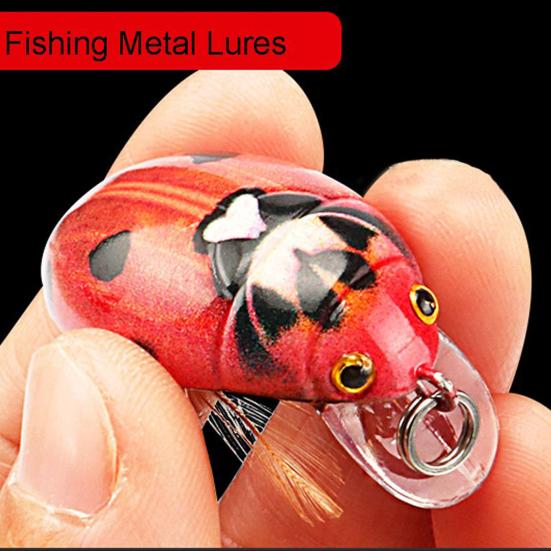 3.8cm/4.1g Floating Fishing Bait 3D Eyes Bright Color Anti Corrosion Minnow Bait Fishing